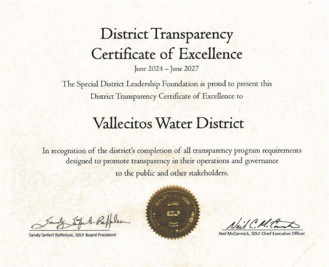 Transparency Certificate of Excellence 2024