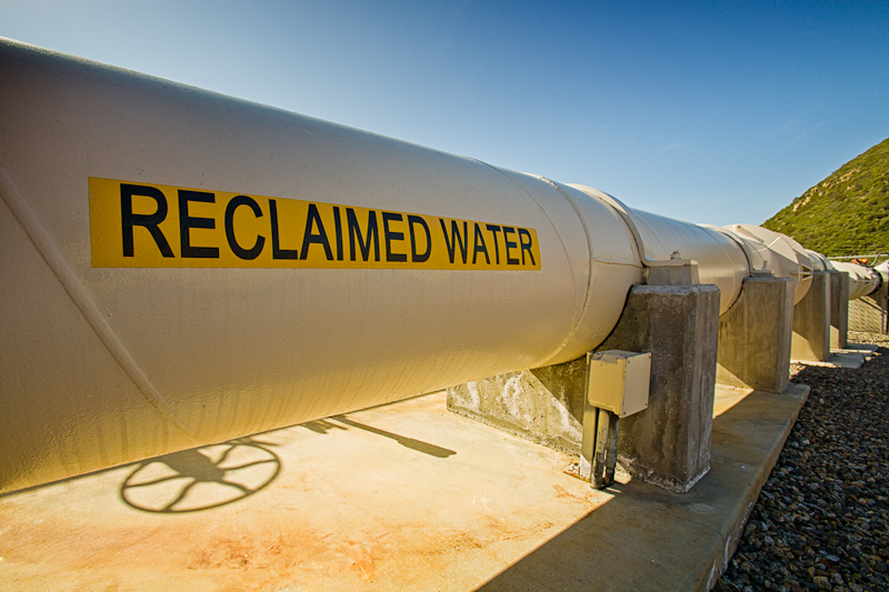 Reclaimed water pipe